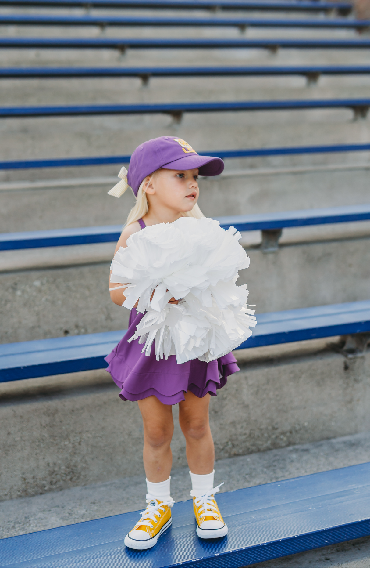Officially Licensed LSU Tigers Bow Baseball Hat (Baby/Toddler)