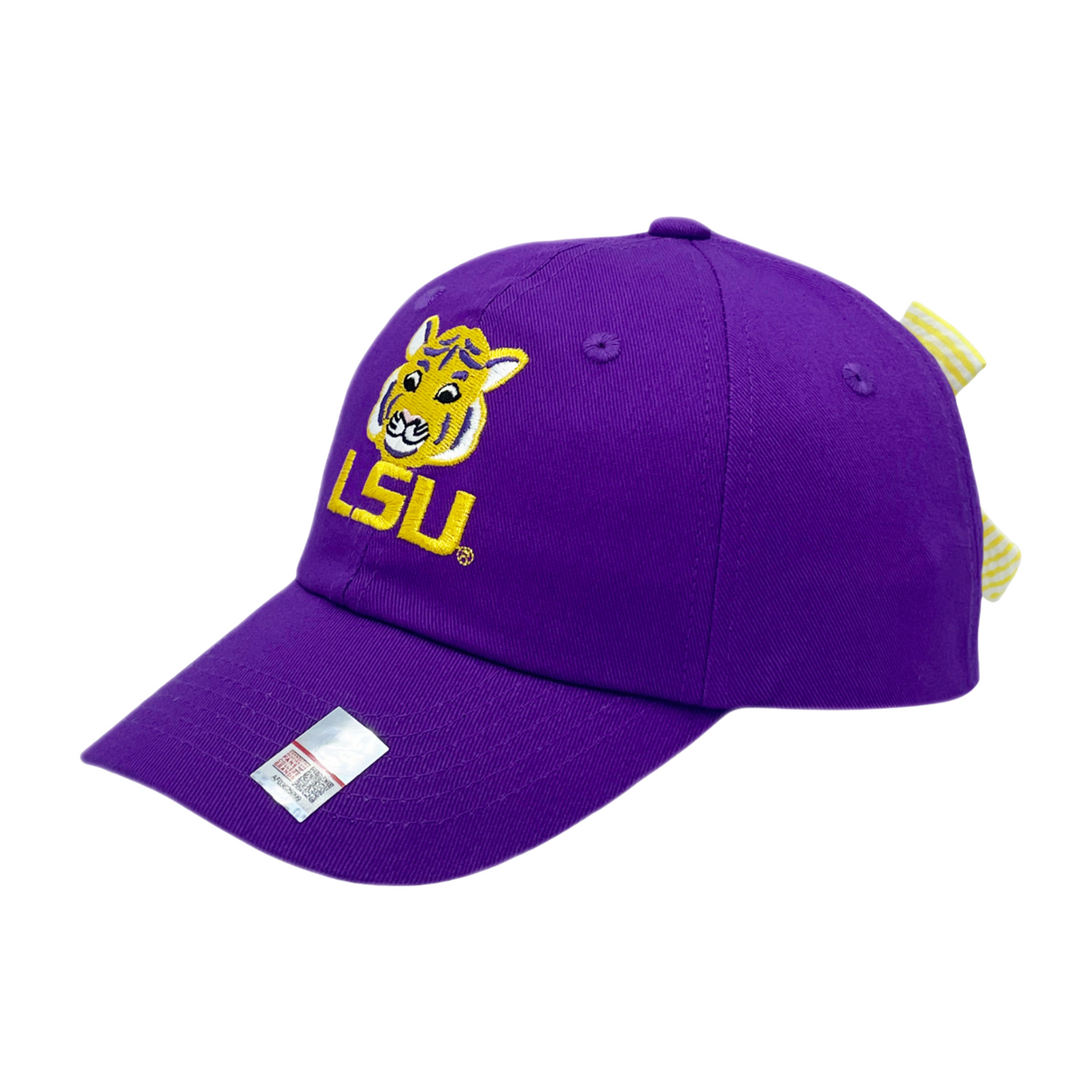 Officially Licensed LSU Tigers Bow Baseball Hat (Baby/Toddler)