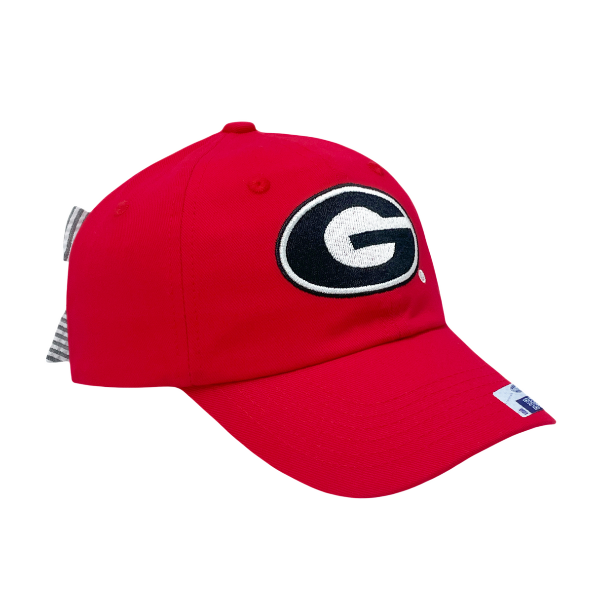 Officially Licensed Georgia Bulldogs Bow Baseball Hat (Baby/Toddler)