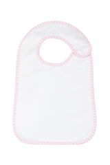 Pink Gingham Feeding Bib - HoneyBug 