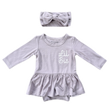 Girl's Bodysuit Dress Set - HoneyBug 