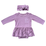 Girl's Bodysuit Dress Set - HoneyBug 