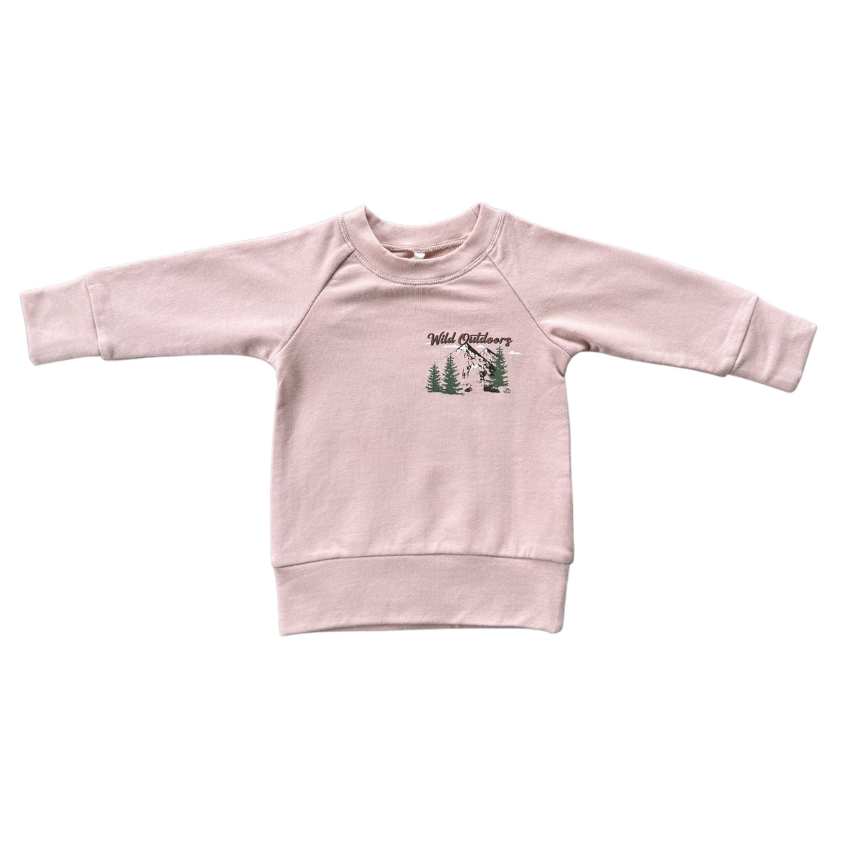 Girl's Raglan Sweatshirt - HoneyBug 