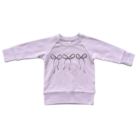 Girl's Raglan Sweatshirt - HoneyBug 