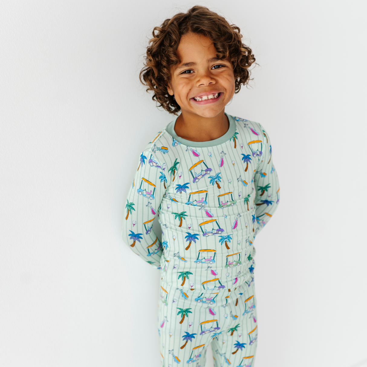 It's Fore O'Clock Somewhere Toddler Pajamas Long Sleeves and Pants - HoneyBug 