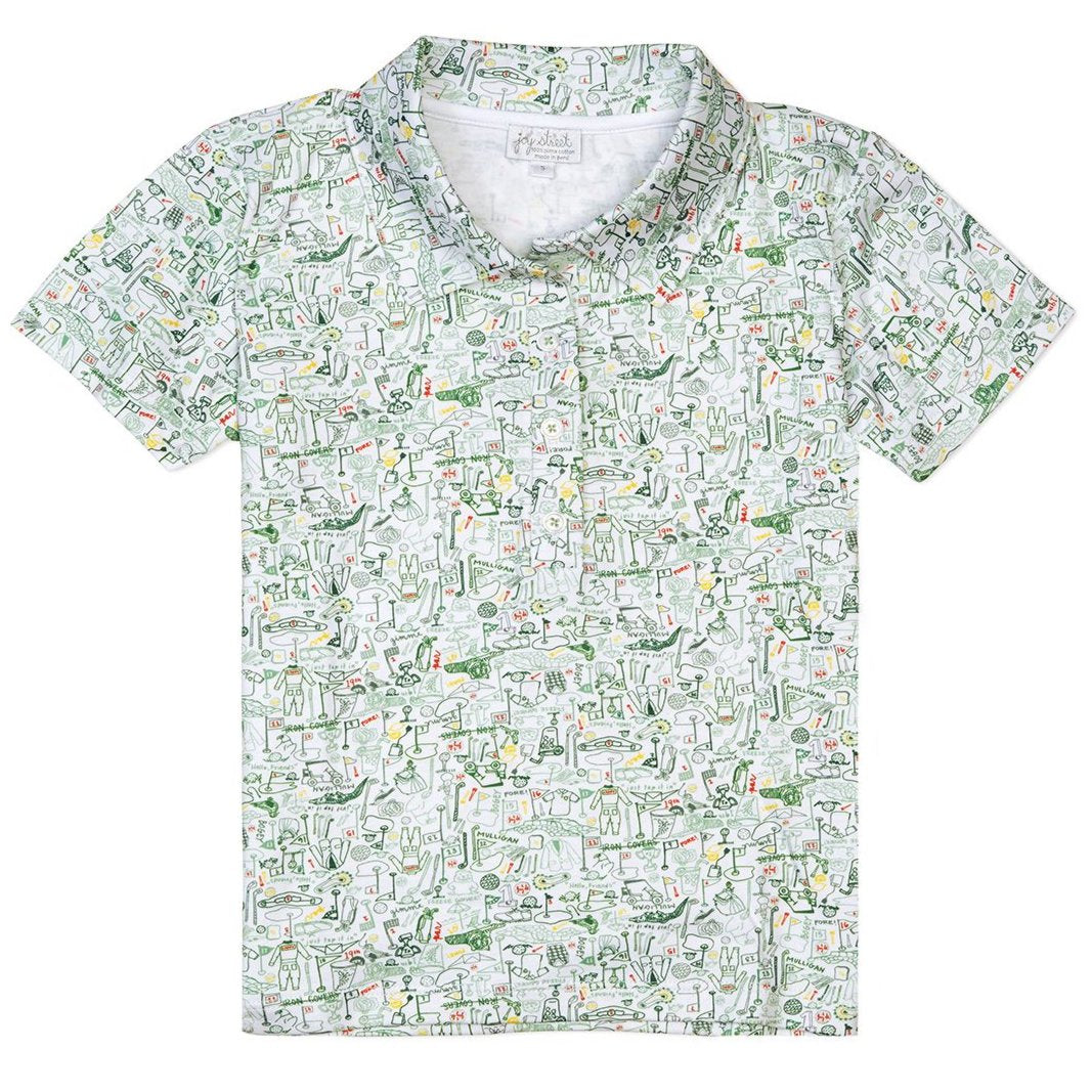 Golf Boy's Polo Shirt - HoneyBug 