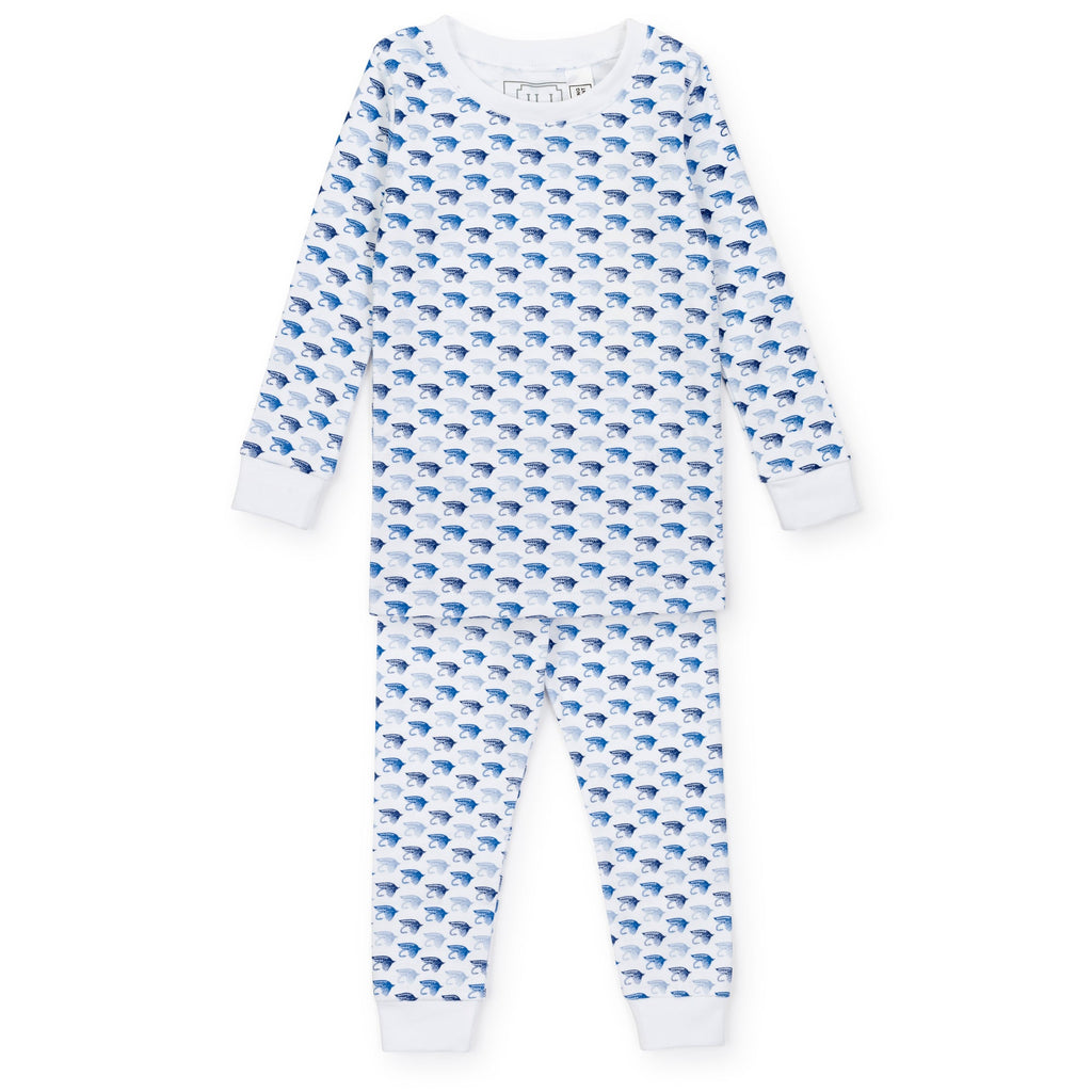 Grayson Boys' Pima Cotton Pajama Pant Set - Fly Fishing - HoneyBug 