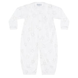 Grey Stars Print Converter Gown