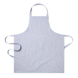 Adult Apron in Navy French Ticking - HoneyBug 
