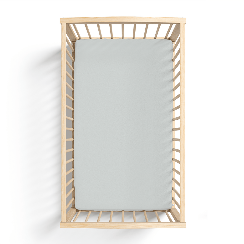 Harper Solid Bamboo Crib Sheet - HoneyBug 