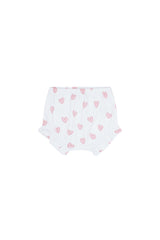 Pink Heart Print Onesie Set - HoneyBug 