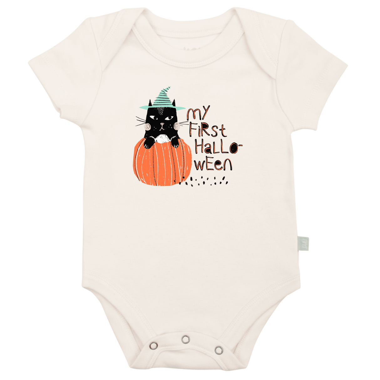 graphic bodysuit | my first halloween cat - HoneyBug 