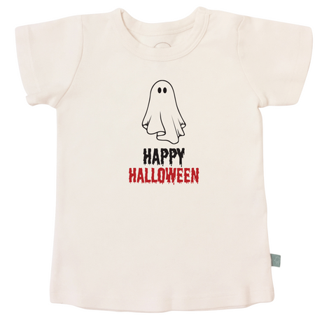 graphic tee | happy halloween ghost - HoneyBug 