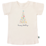 graphic tee | happy holidays tree - HoneyBug 