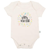 graphic bodysuit | happy new year - HoneyBug 
