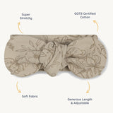 Organic Headwrap - Vintage Bloom - HoneyBug 