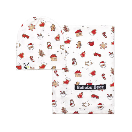 Bamboo Swaddle & Beanie Set - HoneyBug 