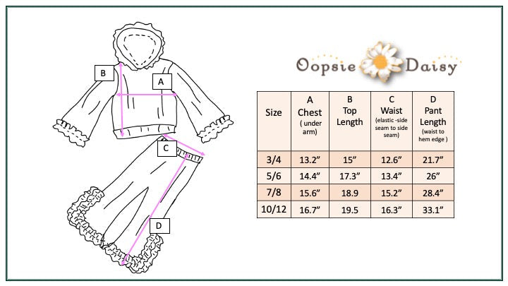 Black Rainbow Hooded Set - HoneyBug 