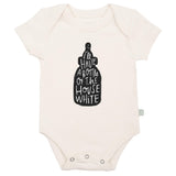 graphic bodysuit | house white - HoneyBug 