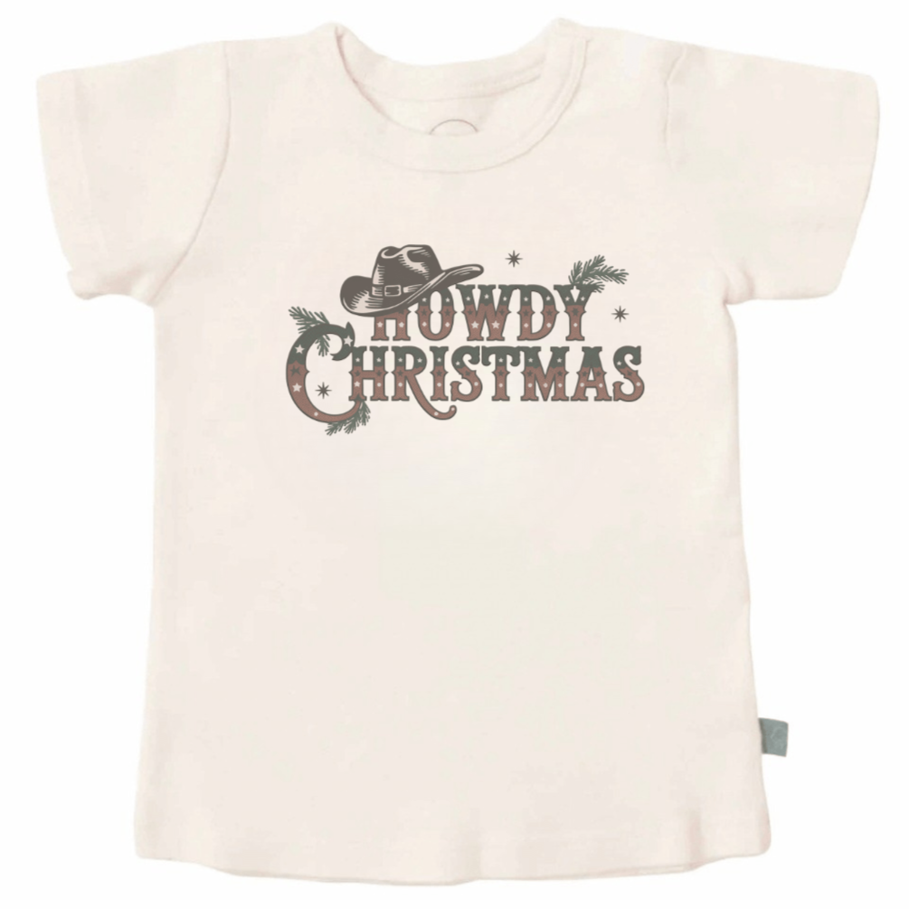 graphic tee | howdy christmas - HoneyBug 