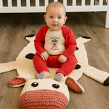 long sleeve graphic bodysuit | howdy gingerbread christmas - HoneyBug 