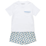 Hudson Boys' Short Set - Mallard Ducks - HoneyBug 