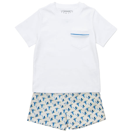 Hudson Boys' Short Set - Mallard Ducks - HoneyBug 
