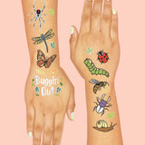 Buggin' Out Tats - 48 Foil Temporary Tattoos
