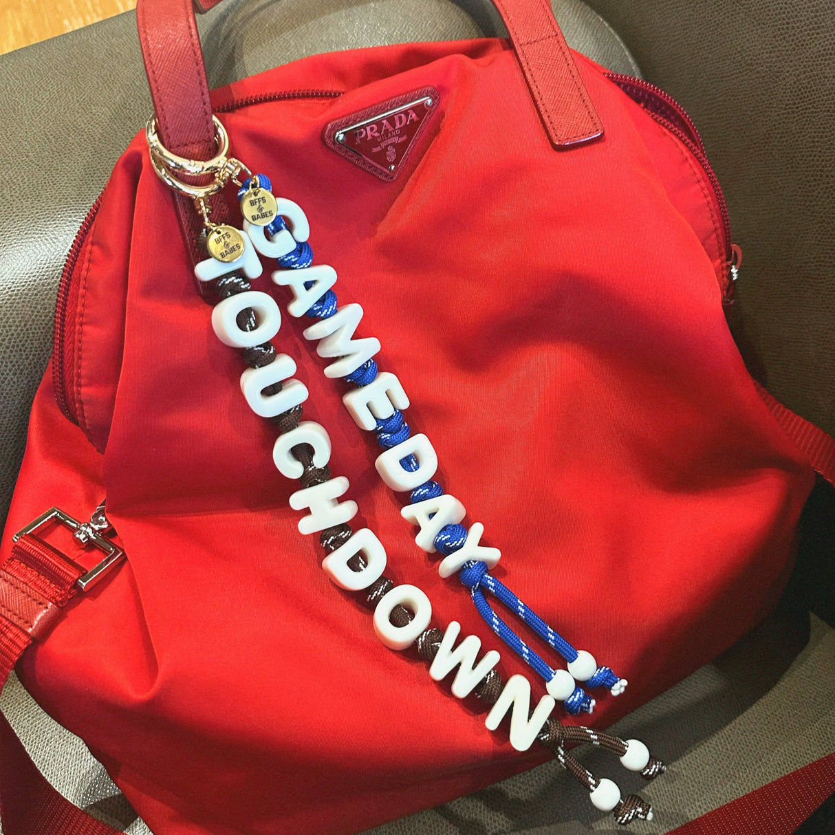 GAME DAY ♡ bag charm