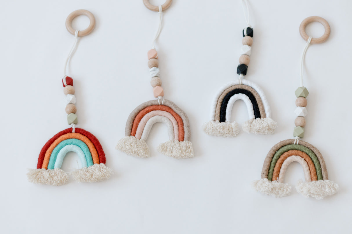 Rainbow Carseat Garland/Gym Toy/Car Ornament