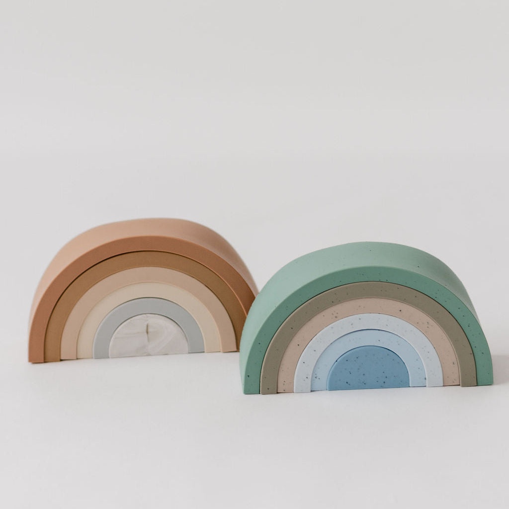 Silicone Stacking Rainbow