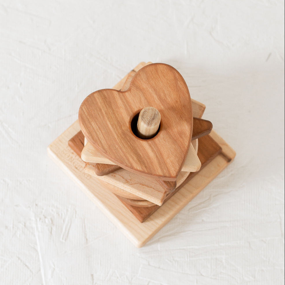 Wooden Shape Stacker