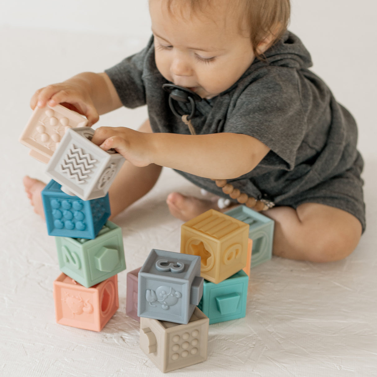 1-2-3's Silicone Blocks Set