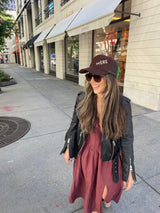 MÉRE - Embroidered Trucker Hat - Mocha - HoneyBug 