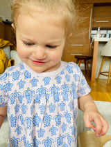 Pink Sea Turtle Swing Dress - HoneyBug 