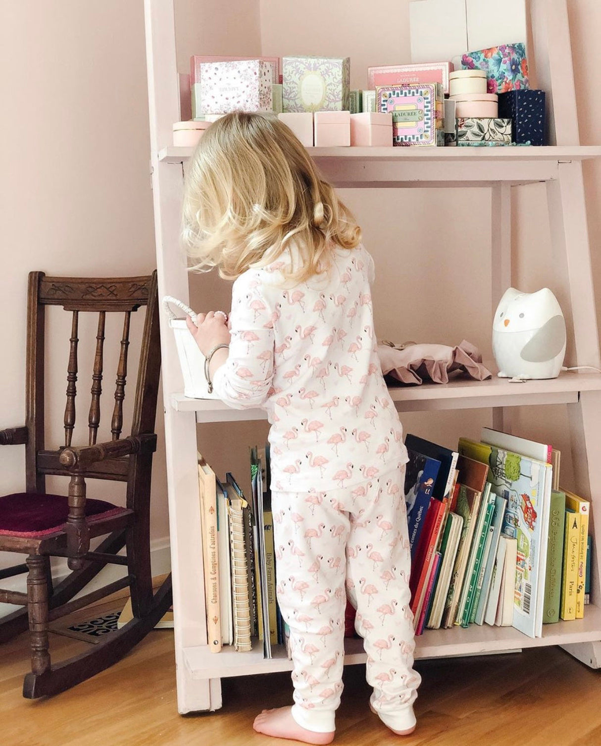 Pink Flamingo Pajama Set - HoneyBug 