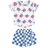Cargo Shorts Set | Patriotic Vibes