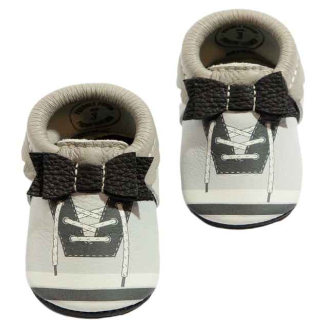 Ice Ice Baby Bow Baby Shoe - HoneyBug 