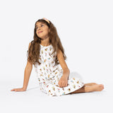 Ice Cream Bamboo Girls' Sleeveless Dress - HoneyBug 