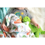 Premium Baby & Toddler Minky Blanket - Dinosaurs - HoneyBug 