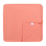 Joyful Coral Bamboo Swaddle Blanket - HoneyBug 
