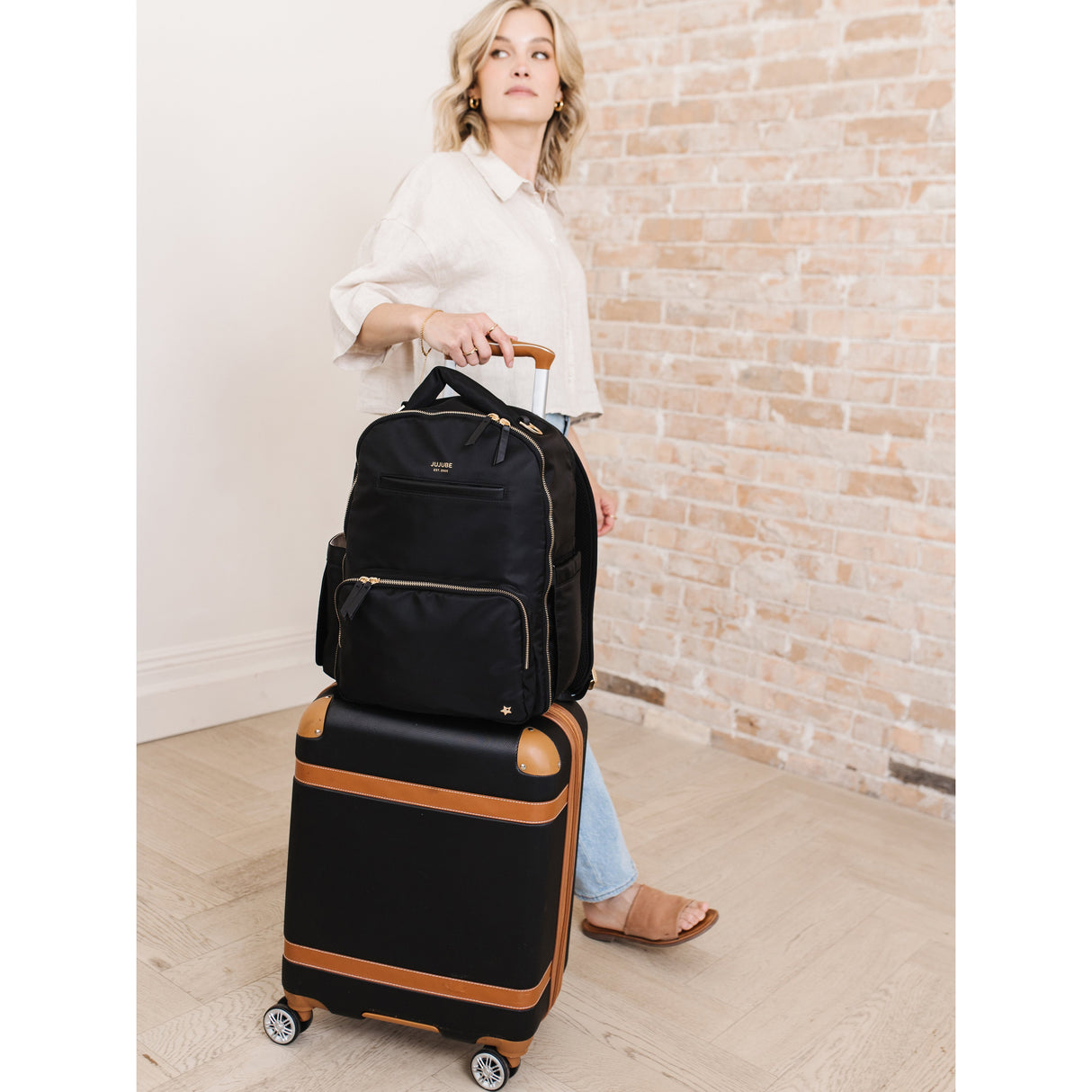 Classic Backpack Black - HoneyBug 