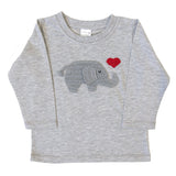 Valentine Elephant Tee, Red