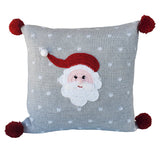 Grey Santa Pillow 10"