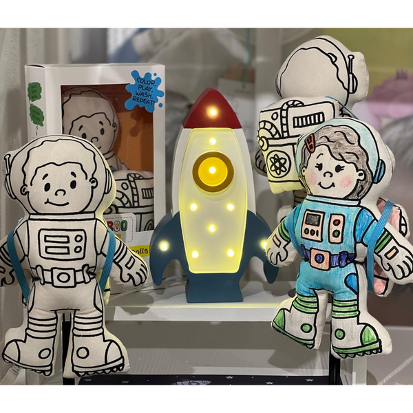 Kiboo Kids Space Explorer: Boy Astronaut Doll with Mini Space Pack - Educational and Imaginative Play Toy - HoneyBug 