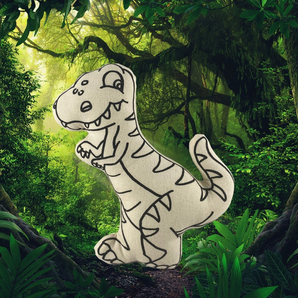Kiboo Kids Jurassic Series: Kiboosaurs T-Rex for Coloring and Creative Play - HoneyBug 