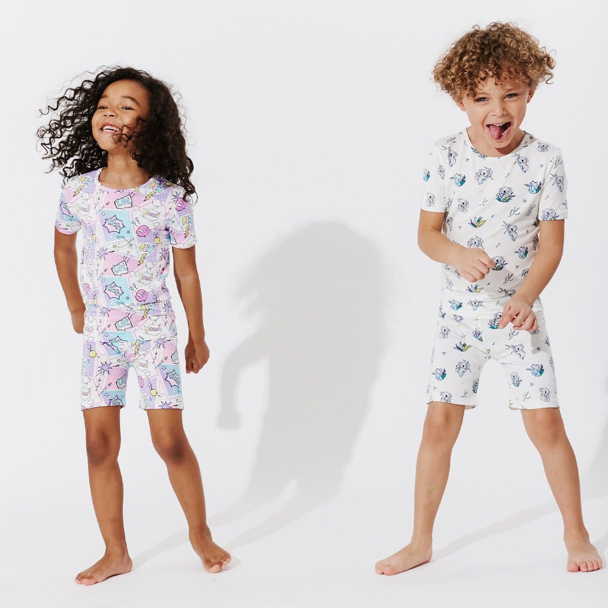 Koala Bamboo Kids Pajama Short Set - HoneyBug 