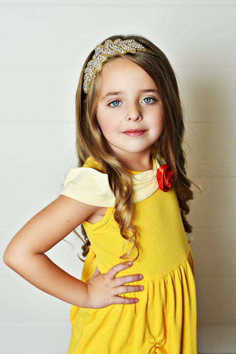 Name Means Beauty Princess Dress - HoneyBug 