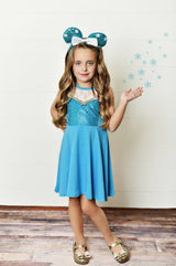 Ice Queen Dress - HoneyBug 