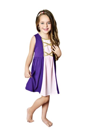Let Down Your Hair Princess Dress - HoneyBug 